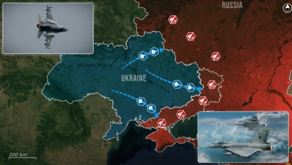 3 Tiem Kich Phuong Tay Tung Hoanh Ukraine Doi Bom Thong Minh Vao So Chi Huy Nga