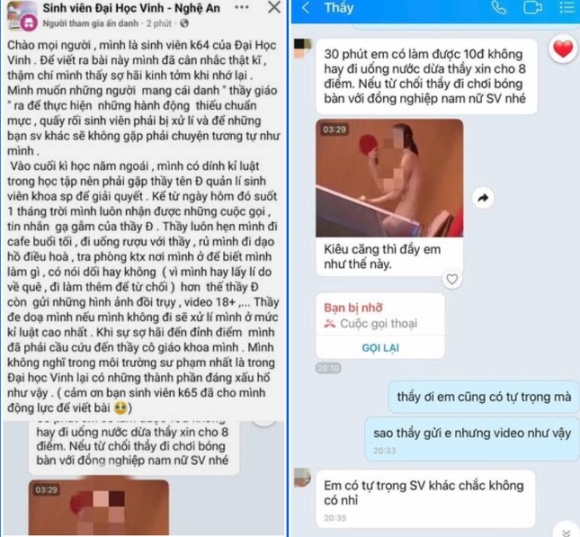 1 Thay Giao Truong Dai Hoc Bi To Gui Video Doi Truy Ep Ga Tinh Doi Diem Nu Sinh