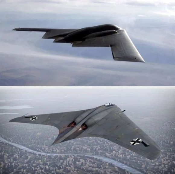 Sự giống nhau đáng ngạc nhiên của B-2 với máy bay ném bom do quân đội Hitler chế tạo