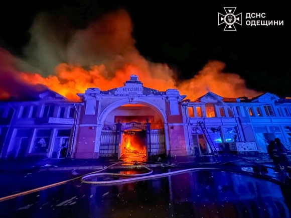 1 May Bay Khong Nguoi Lai Nga Tan Cong Cho Pryvoz Lich Su O Odessa Gay Thiet Hai Nghiem Trong