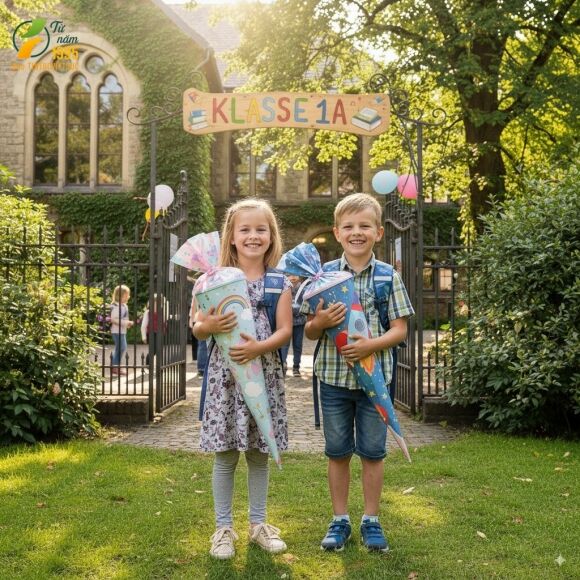 1 Chuan Bi Cho Ngay Dau Tien Vao Lop 1 O Duc Nhieu Dieu Khac Biet So Voi Viet Nam