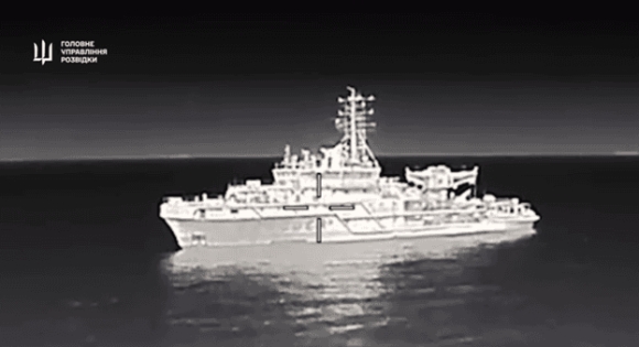 1 Drone Ukraine Tan Cong Tau Nga Co Gia Tri Lon O Bien Den Thiet Hai Nang Ne