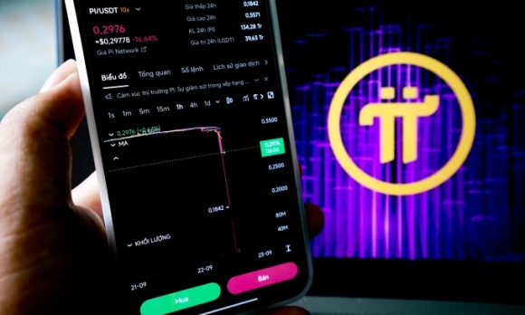 Giá tiền ảo Pi lần đầu xuống dưới 0,2 USD