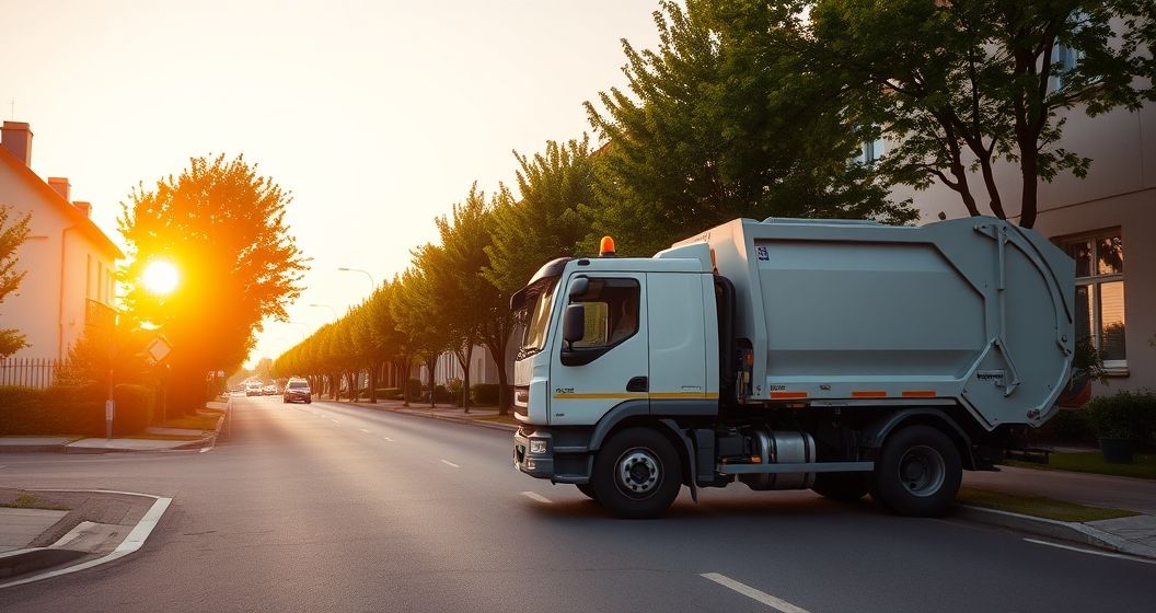 Tại sao xe thu gom rác ở Đức thường hoạt động vào sáng sớm?