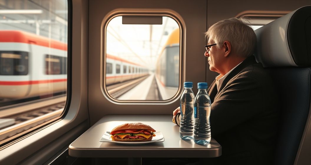 Quyền lợi hành khách của Deutsche Bahn: được cung cấp đồ ăn và thức uống miễn phí khi tàu trễ