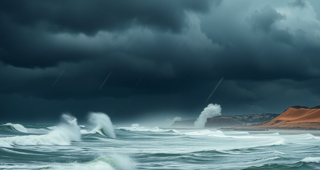 Bão Detlef càn quét nước Đức với gió giật mạnh và nguy cơ ngập lụt