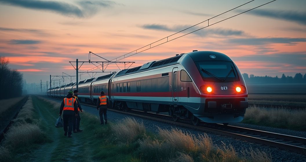 Sự cố đường sắt Đức: hàng trăm hành khách mắc kẹt hơn ba giờ trên tàu không điện