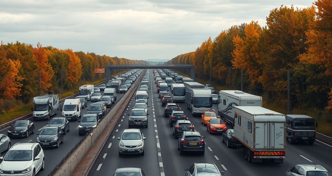 ADAC cảnh báo nguy cơ tắc đường nghiêm trọng tại Đức vào cuối tuần lễ Các Thánh