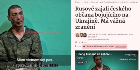 Người Czech gốc Việt bị bắt tại Ukraine sau trận chiến đến viên đạn cuối cùng