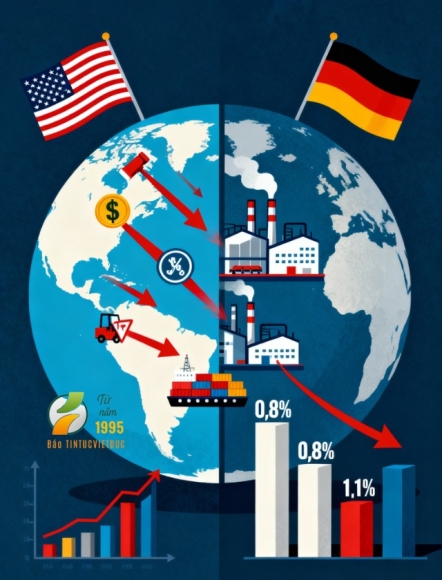 2 Vien Ifo Ha Du Bao Tang Truong Kinh Te Duc Vi Ganh Nang Thue Quan Tu My