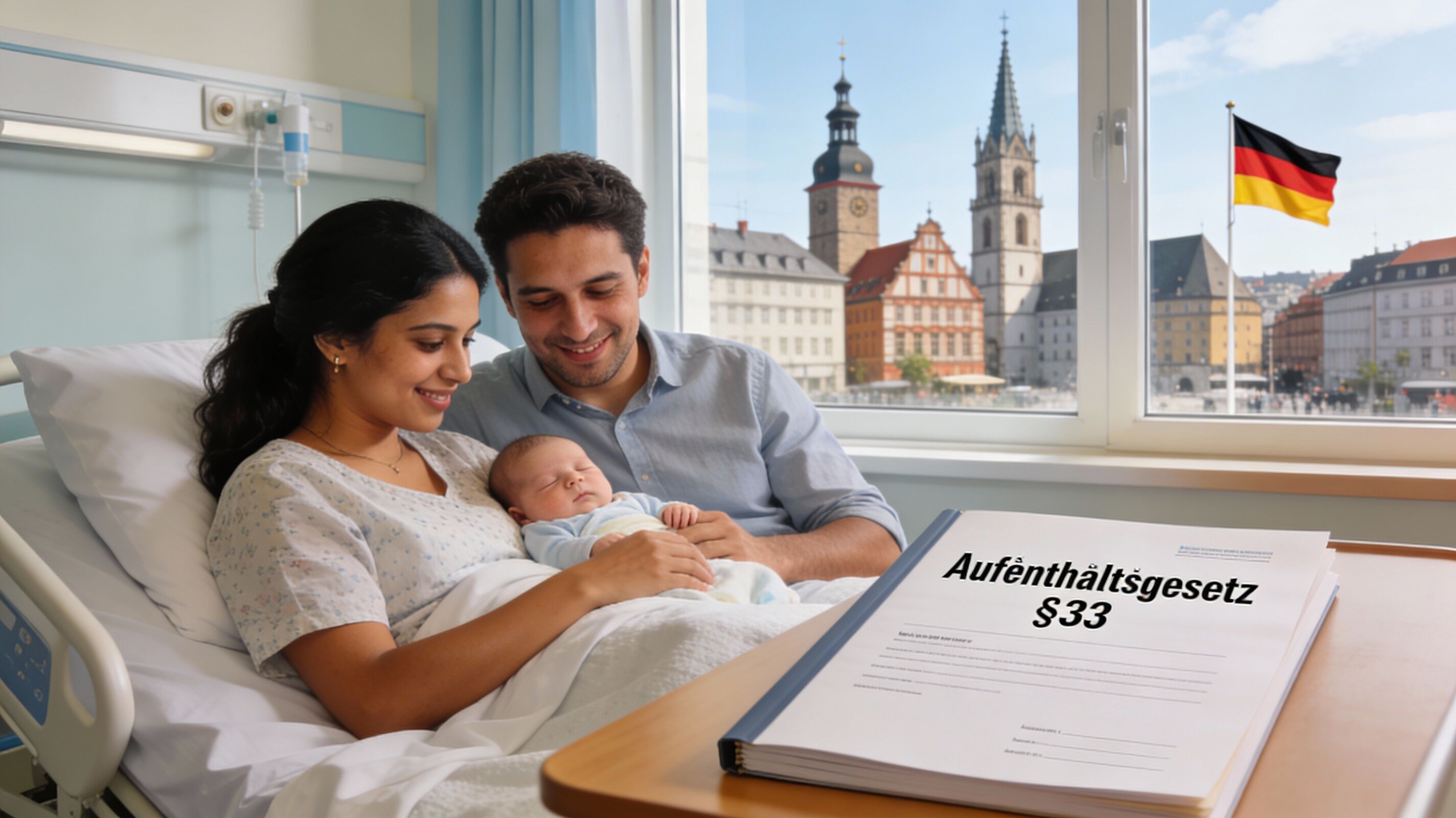 Điều 33 Luật Cư trú Đức: đảm bảo quyền lợi cho trẻ em sinh ra trên lãnh thổ liên bang