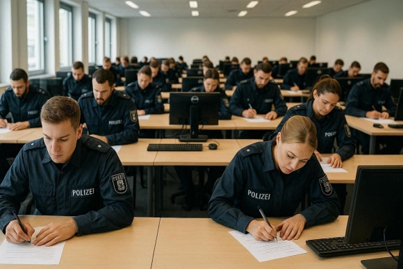 1 Bao Dong Tinh Trang Ung Vien Canh Sat Tai Duc Truot Bai Thi Tieng Me De