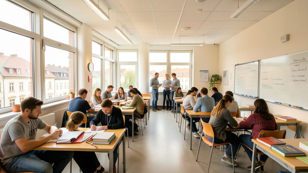 Đức cân nhắc cắt giảm khóa học tiếng cho người tị nạn: Những thách thức về ngân sách và hội nhập