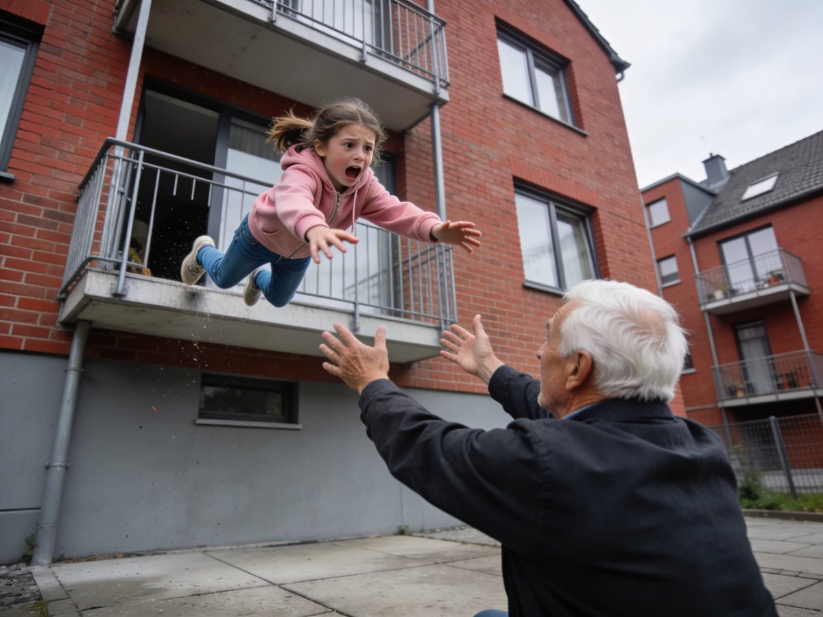 Bé gái 9 tuổi nhảy từ ban công thoát thân vì bị mẹ đe dọa bằng dao tại Bremen