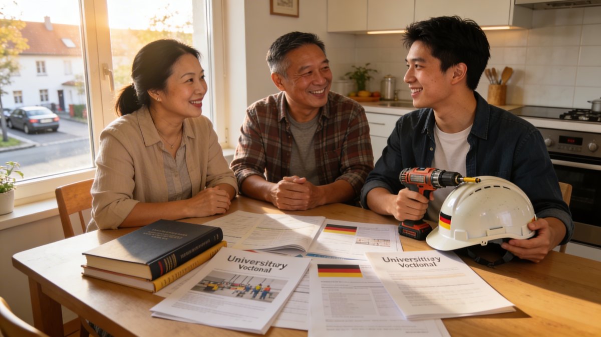 1 Khong Vao Dai Hoc La Het Doi  Sai Lam Khien Nhieu Bo Me Viet O Duc Vo Tinh Lam Kho Con Minh