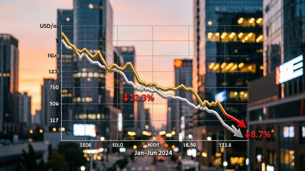 Giải mã sự sụt giảm của vàng trong bối cảnh xung đột ở Trung Đông