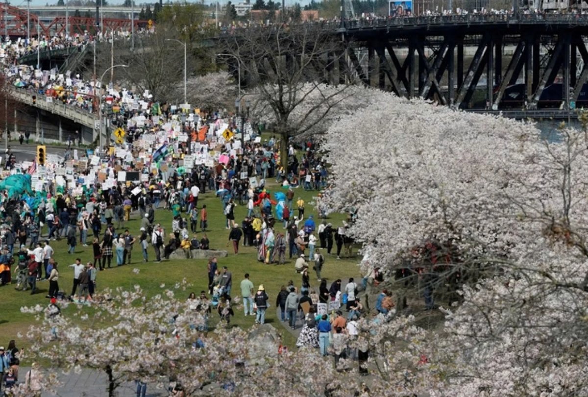 4 Hang Trieu Nguoi My Bieu Tinh No Kings Tai 50 Bang Phan Doi Ong Trump Va Chien Tranh Iran