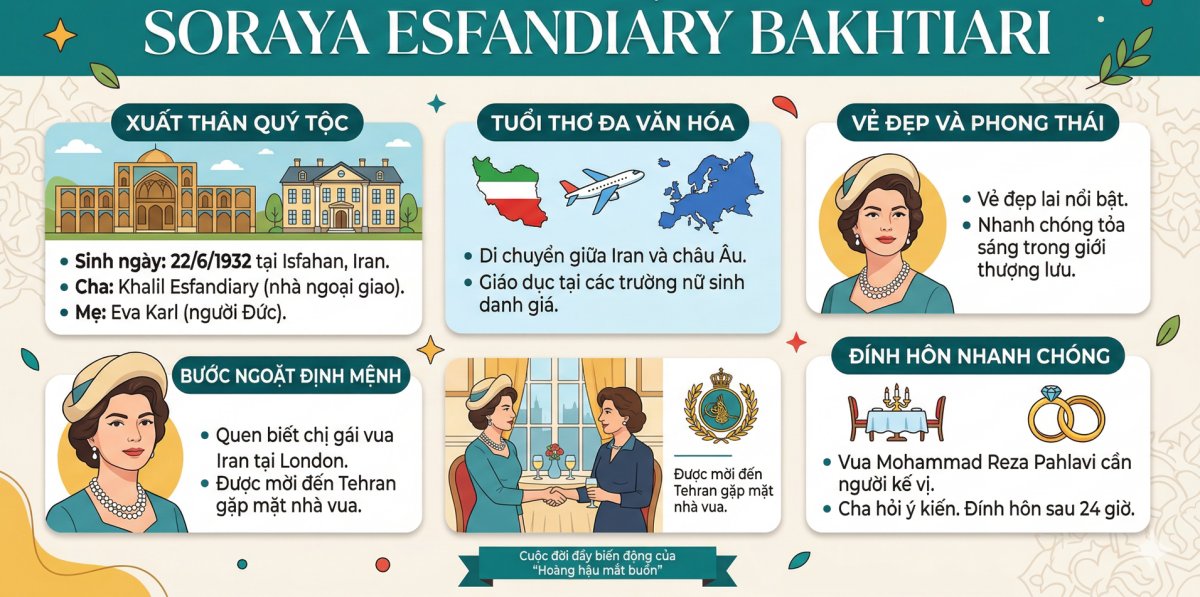 2 Hoang Hau Tre Nhat Cua Iran La Ai Dam Cuoi Hao Nhoang O Tuoi 18 Va 7 Nam Sau Roi Di Trong Nuoc Mat Vi Ly Do Cay Dang