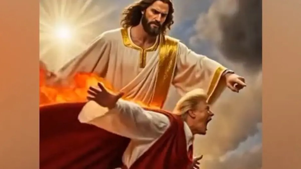 3 Lan Song Phan No Tu Cu Tri Co Doc Giao Sau Buc Anh Tu Vi Minh Nhu Chua Jesus Cua Tong Thong Donald Trump