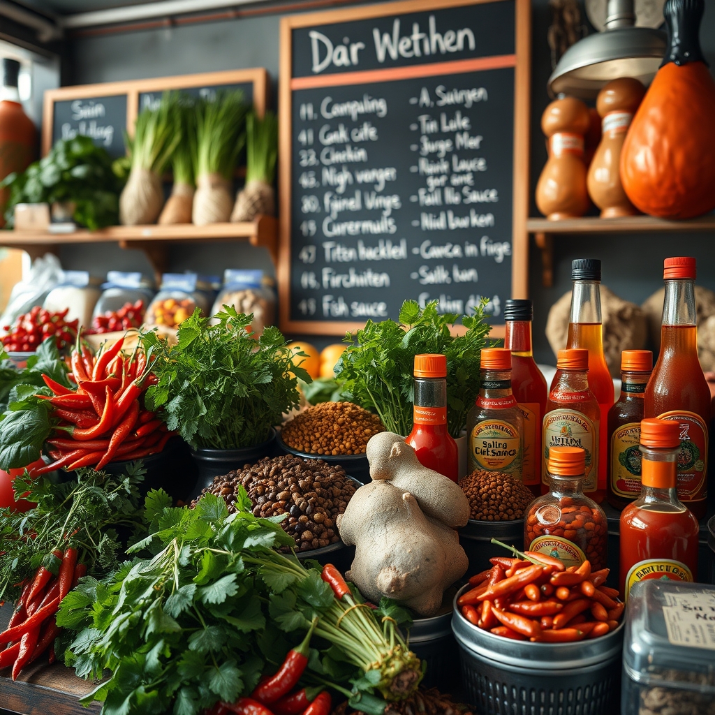 Hương vị và gia vị trong tiếng Đức: Khám phá ẩm thực Việt