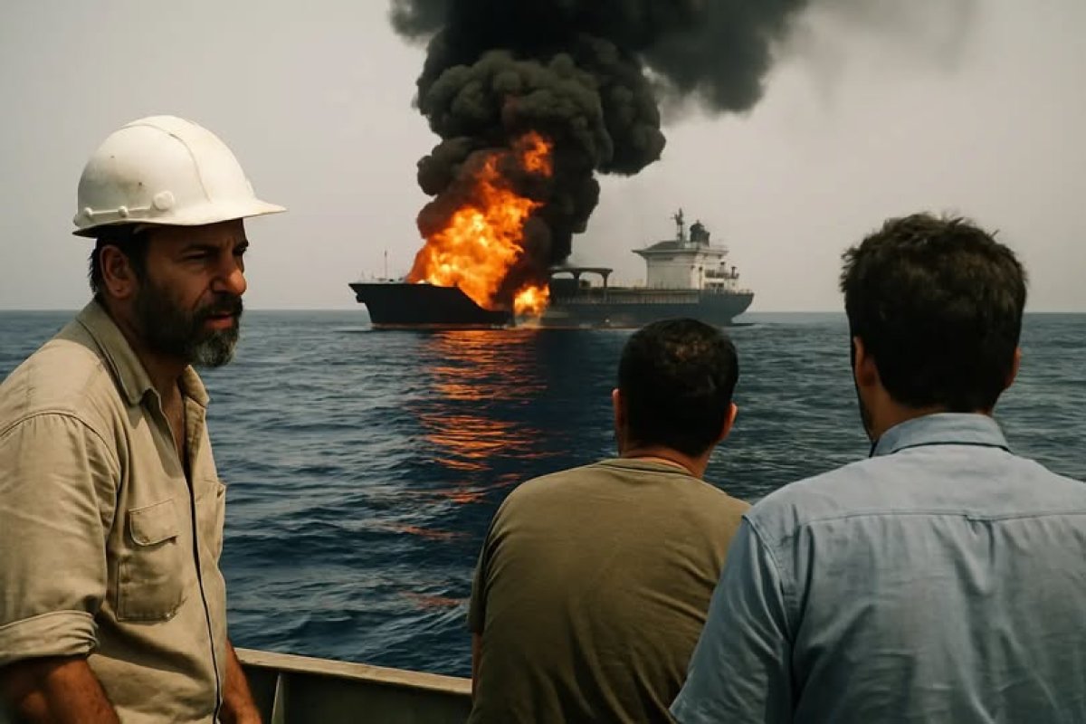 1 Eo Bien Hormuz Iran To Hai Tau Cho Dau Boc Chay Sau Vu No My Bac Bo Hoan Toan