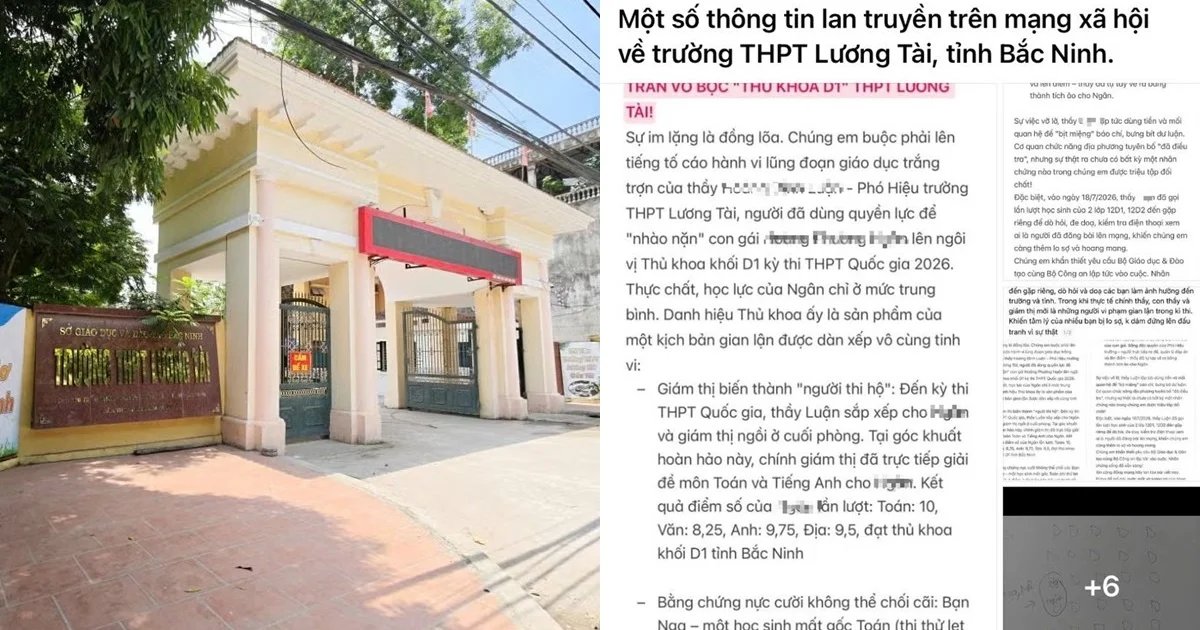 1 Pho Hieu Truong Bi To Sap Xep Giam Thi Giup Con Gai Thanh Thu Khoa Khoi D01 Noi Gi