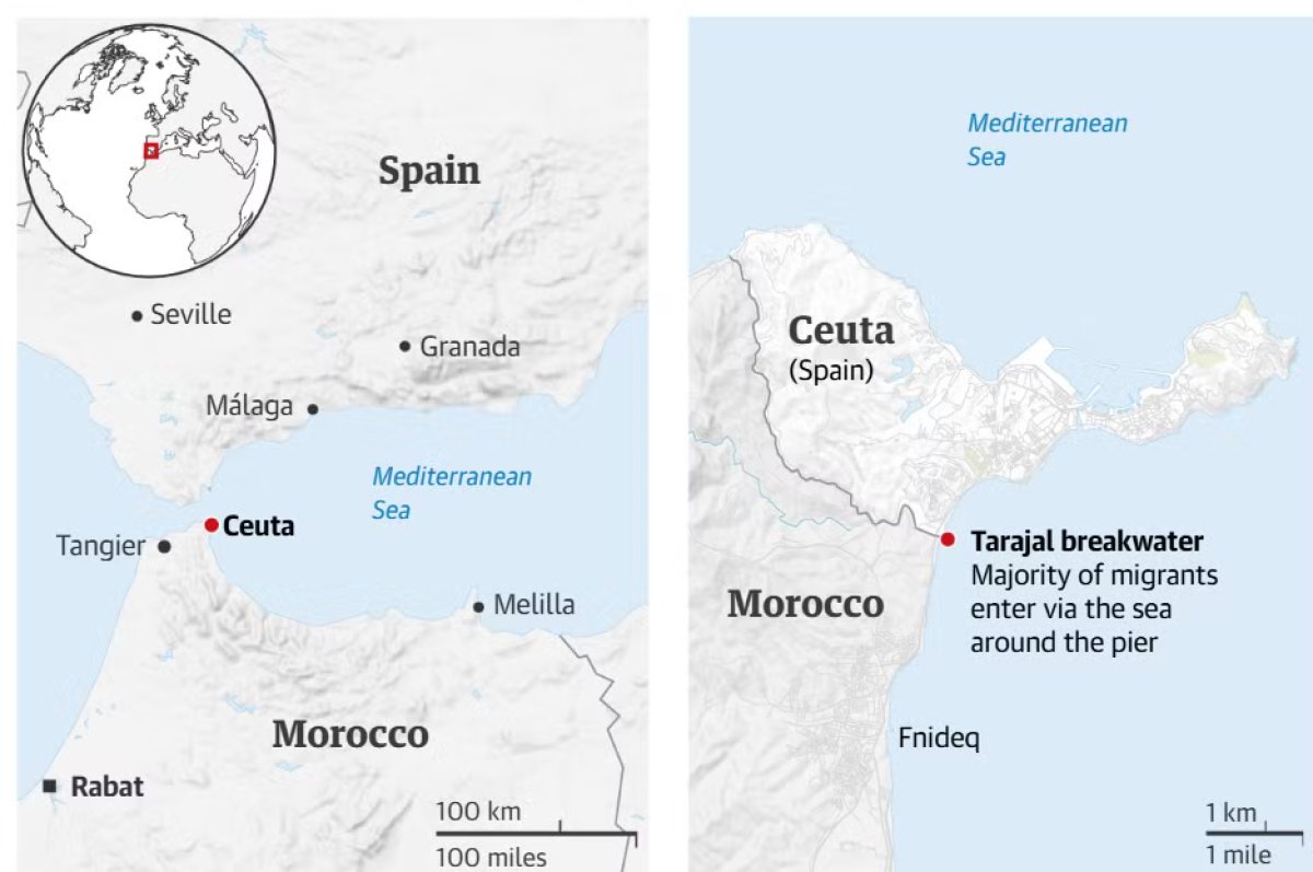 2 Ceuta La Gi Vi Sao Vung Dat Nho O Bac Phi Bat Ngo Tro Thanh Tam Diem Khung Hoang Di Cu Chau Au