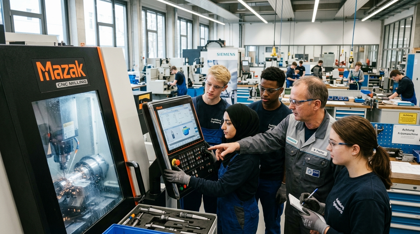 Học viên tham gia chương trình du học nghề kép Duale Ausbildung tại Đức