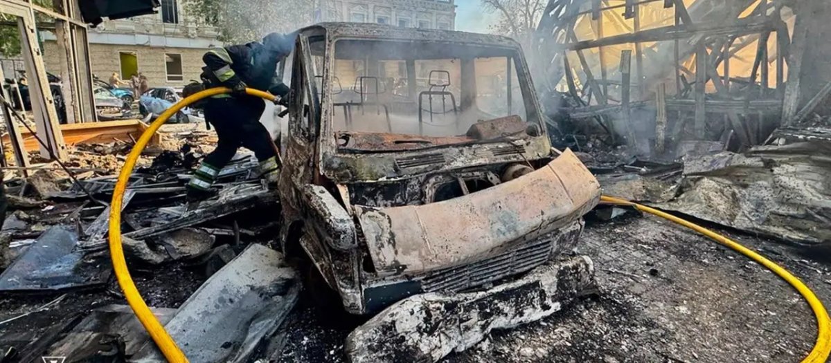 2 Ngoai O Kyiv Duoi Mua Drone Cua Giac Nga Do La Dia Nguc
