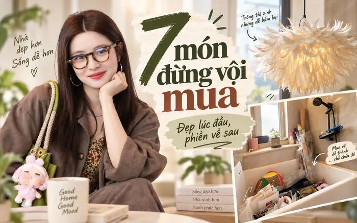 7 món đồ nhiều người mua ngay khi có nhà mới nhưng càng dùng càng thấy phiền: Tốn tiền, chiếm chỗ, bỏ đi cũng tiếc