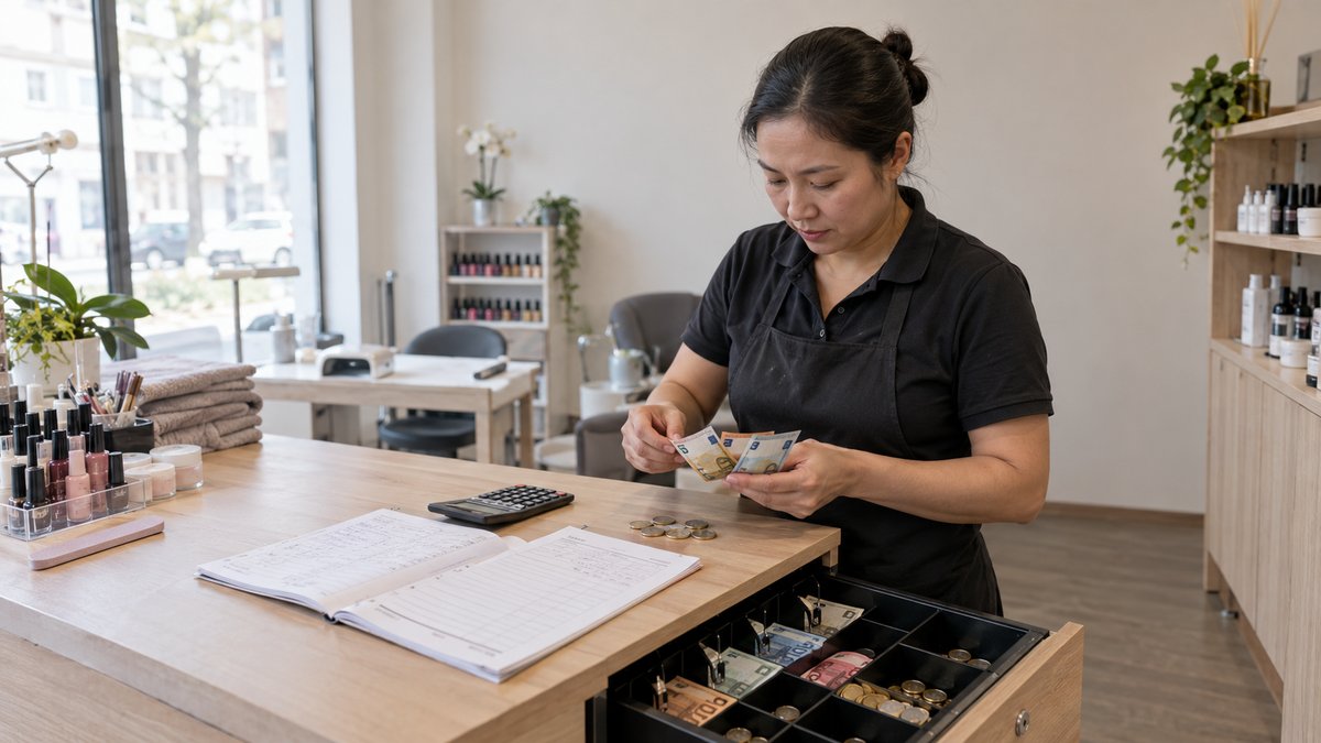 1 Tiem Nails Dung Offene Ladenkasse 4 Viec Can Lam Moi Ngay De Quan Ly Tien Mat Dung Quy Dinh